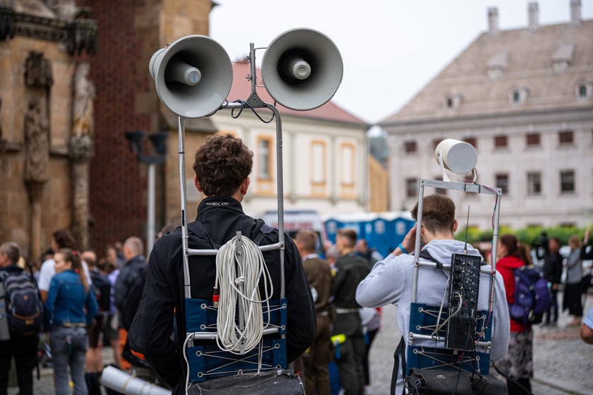Początek pieszej pielgrzymki na Jasną Górę we Wrocławiu, 2 sierpnia 2024