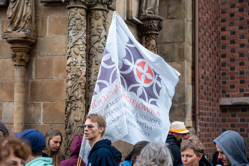 Początek pieszej pielgrzymki na Jasną Górę we Wrocławiu, 2 sierpnia 2024