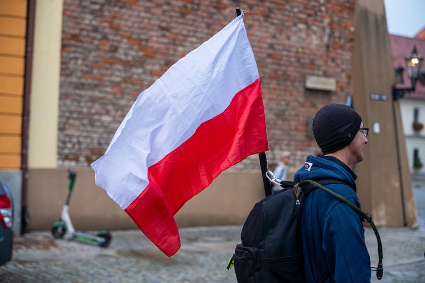 Początek pieszej pielgrzymki na Jasną Górę we Wrocławiu, 2 sierpnia 2024