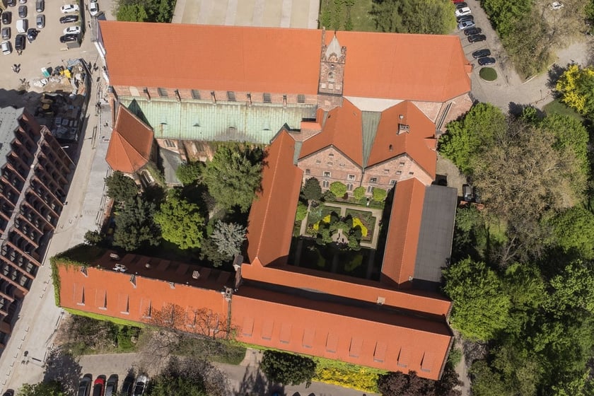 Muzeum Architektury - widok z drona