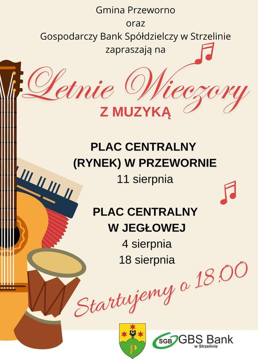 Program koncertu w Przewornie