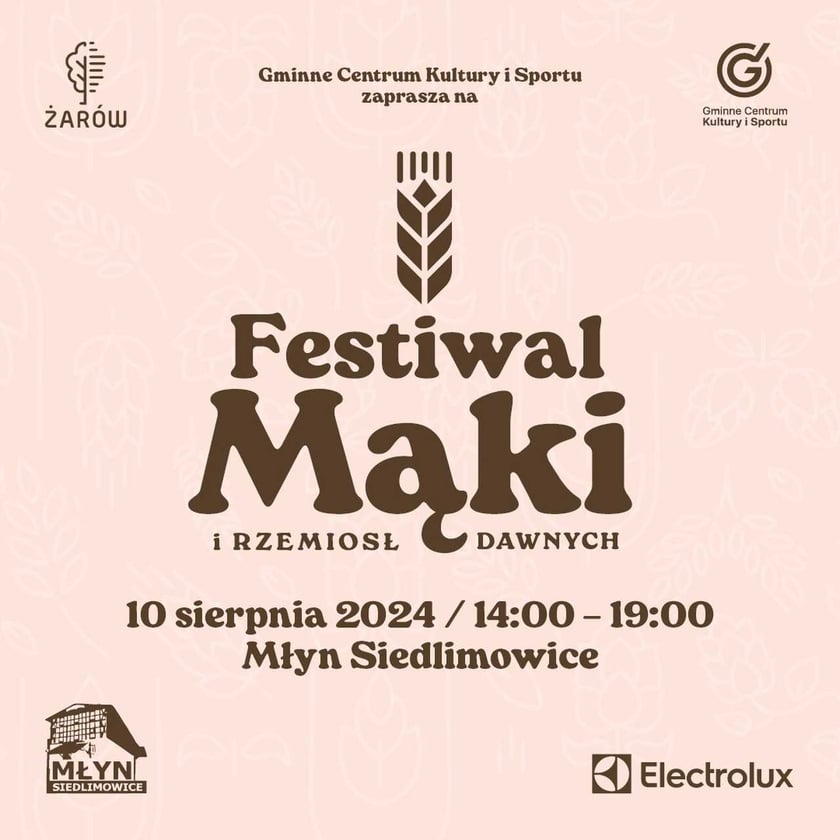 Plakat Festiwalu Mąki w Siedlimowicach