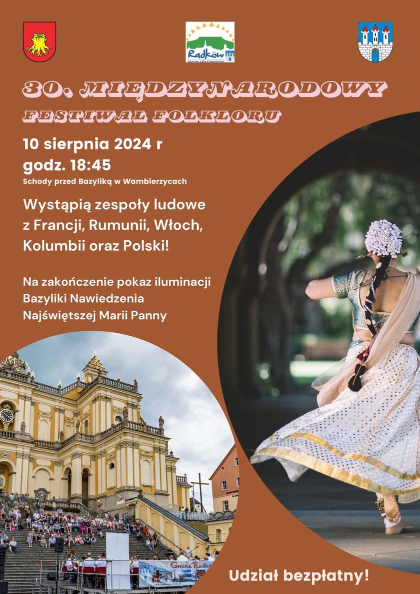 Program Festiwalu Folkloru w Wambierzycach