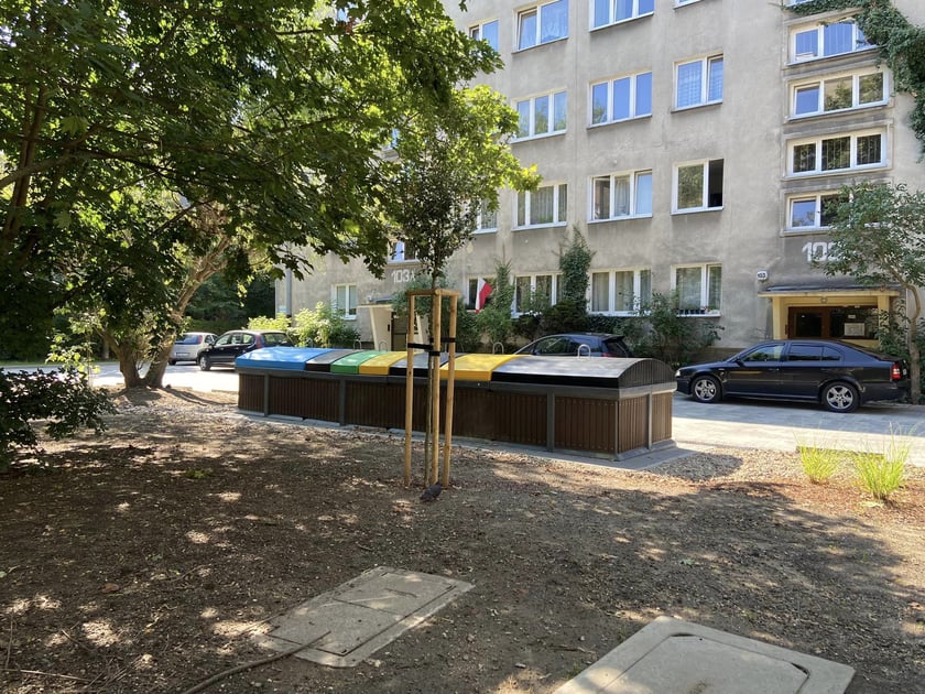 Podw&oacute;rze między ulicami Pocztową, Sztabową i Sudecką