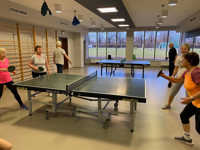 Klub Seniora i tenis stołowy na GEM