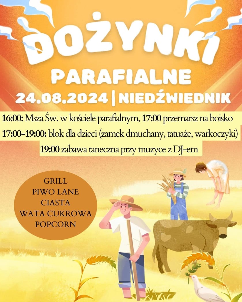 Dożynki parafialne w  Niedźwiedniku