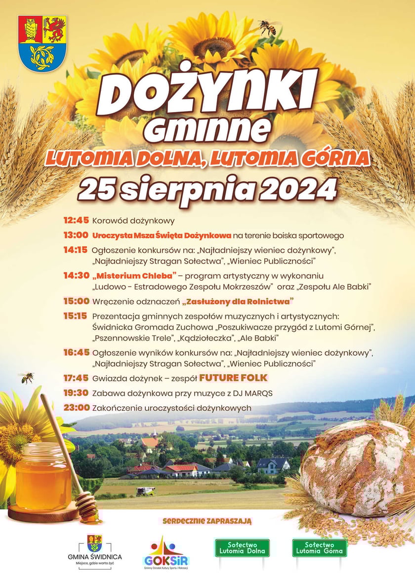Dożynki Gminy Swidnica w Lutomii