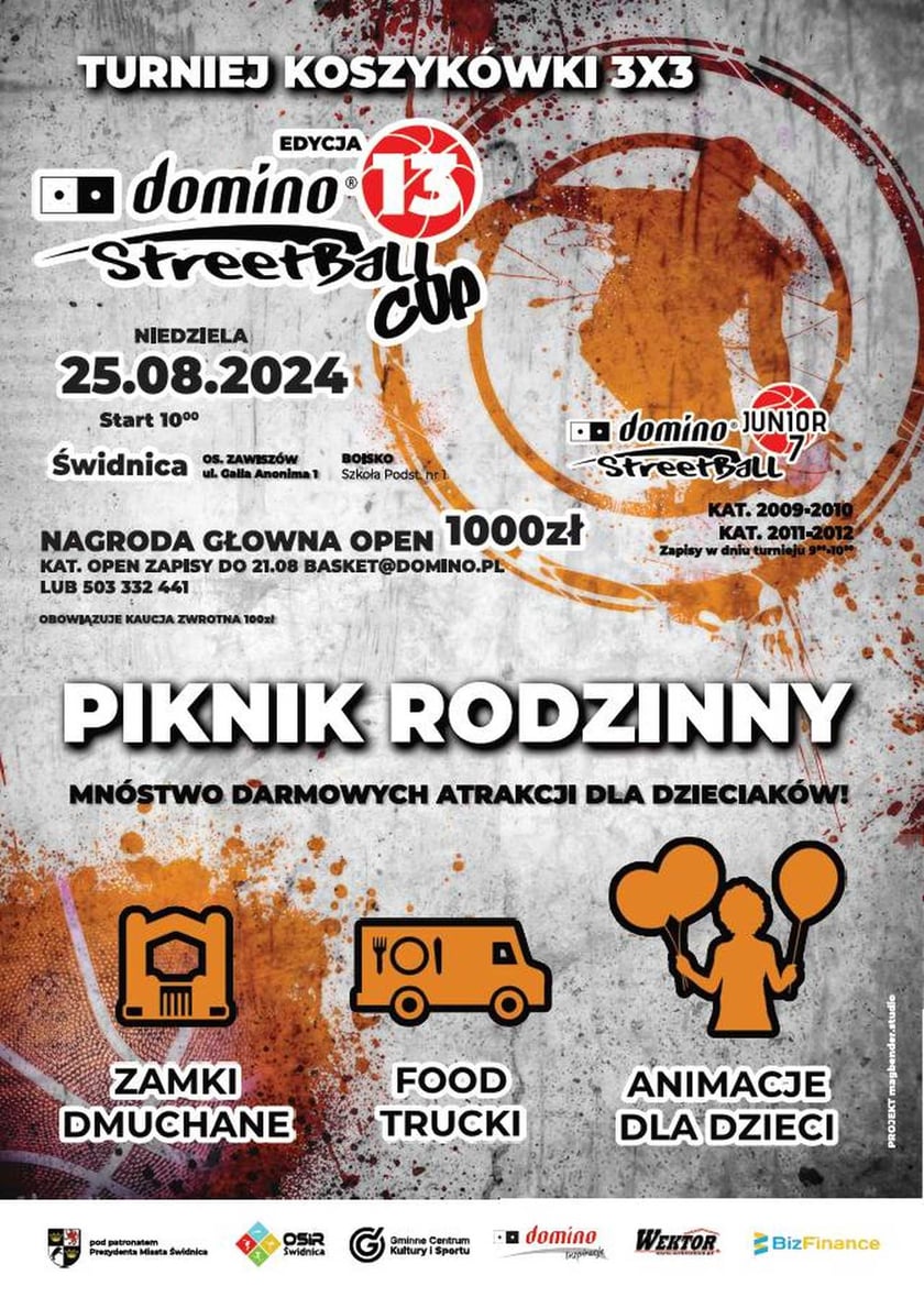 Turniej koszykówki i piknik w Świdnicy