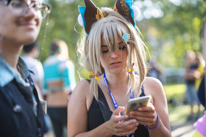 Dni Fantastyki 2024 - przebrani uczestnicy