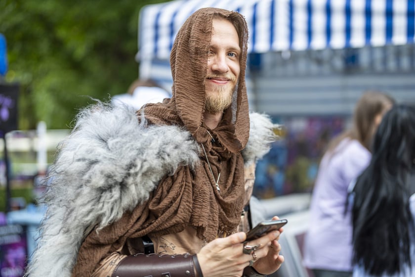 Dni Fantastyki 2024 - przebrani uczestnicy