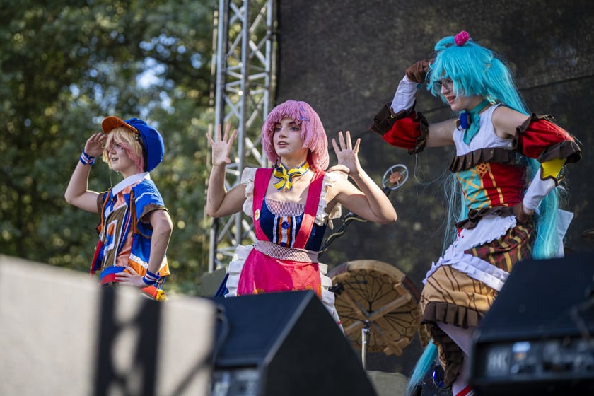 Dni Fantastyki 2024 - przebrani uczestnicy