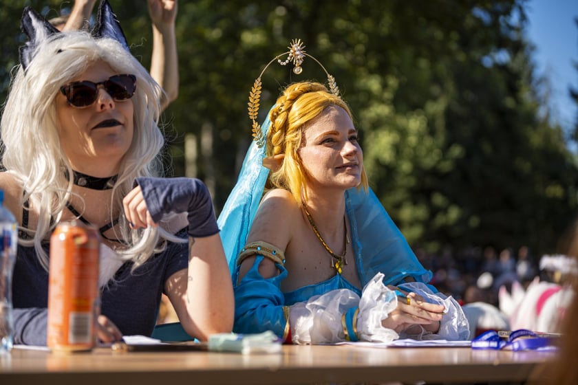 Dni Fantastyki 2024 - przebrani uczestnicy