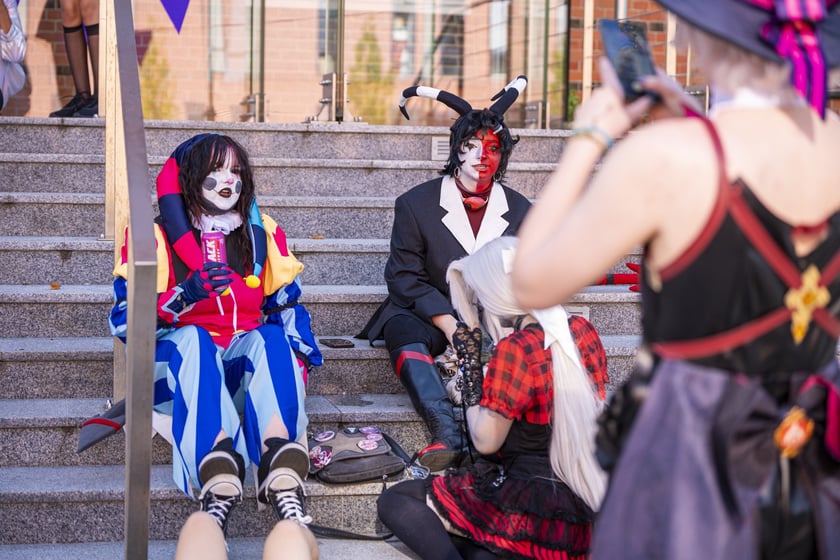 Dni Fantastyki 2024 - przebrani uczestnicy