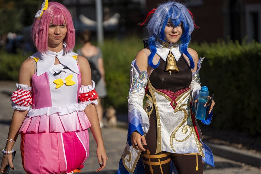 Dni Fantastyki 2024 - przebrani uczestnicy