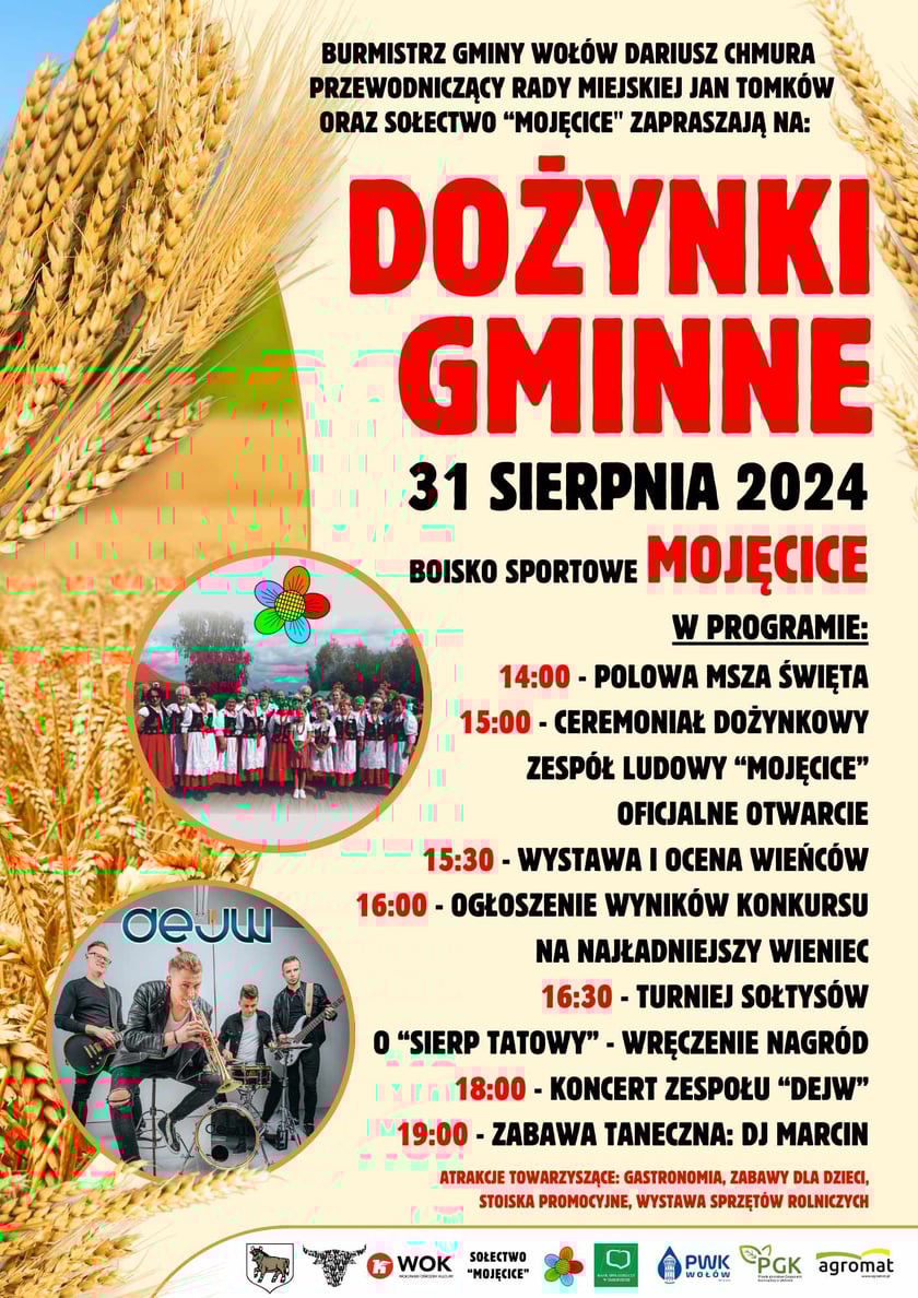 Dożynki w Mojęcicach. 31 sierpnia