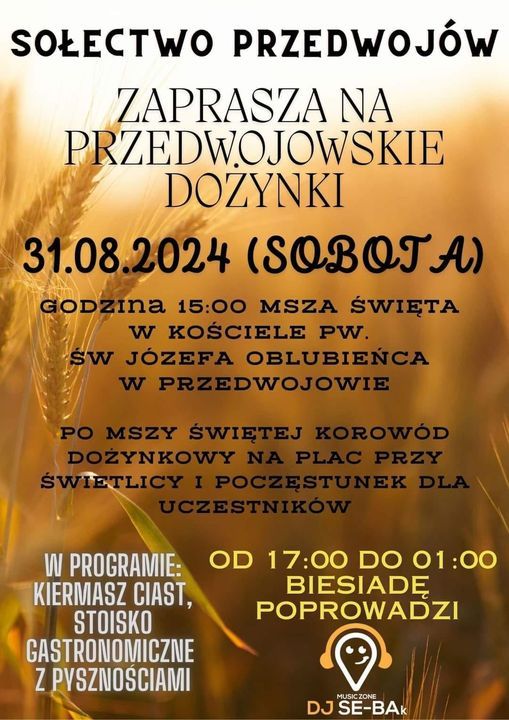 Dożynki w Przedwojowie. 31 sierpnia