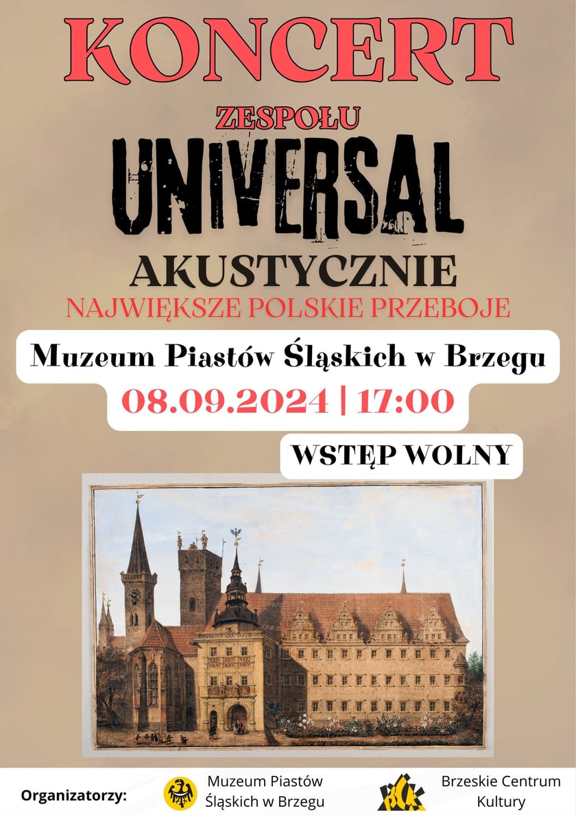 Koncert w Brzegu.&nbsp;8 września&nbsp;