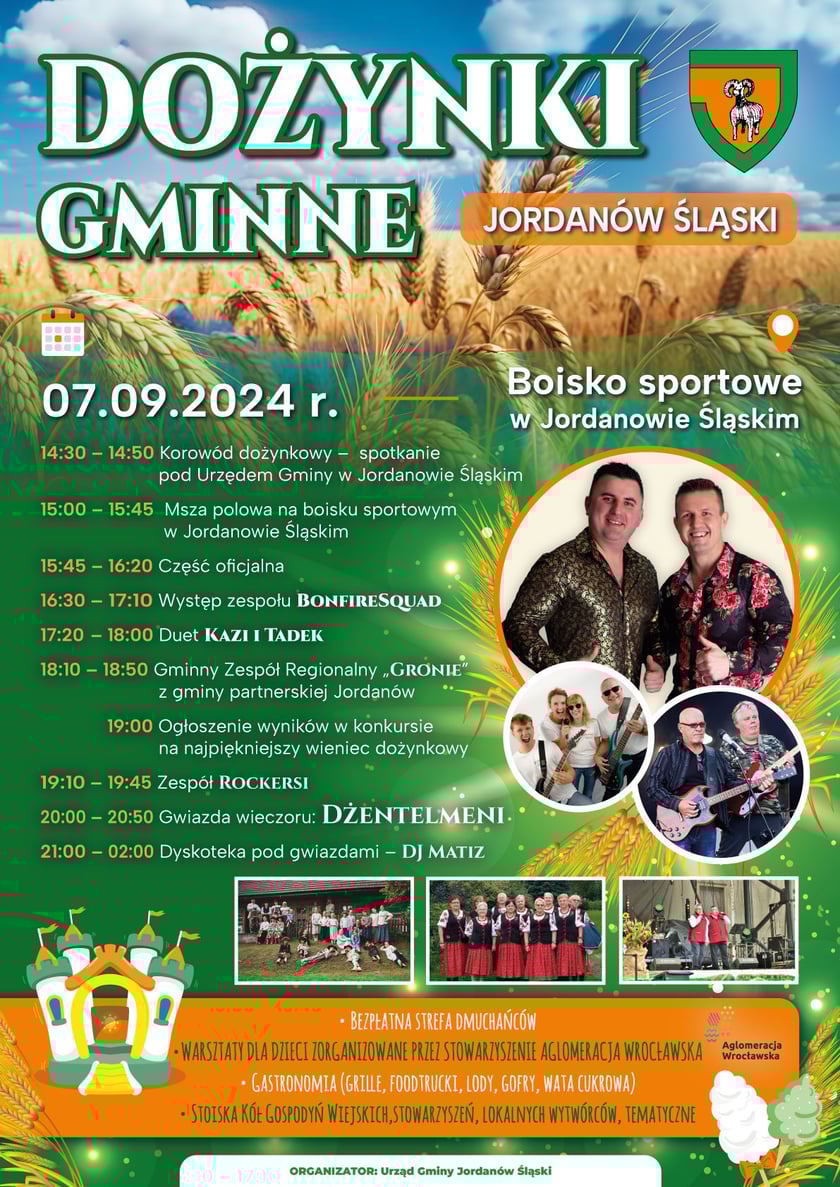 Dożynki w Jordanowie. 7 września&nbsp;