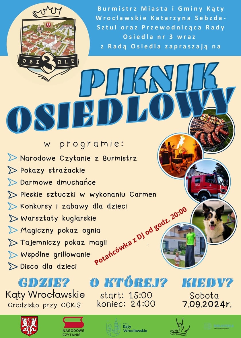 Piknik w Kątach Wrocławskich. 7 września&nbsp;