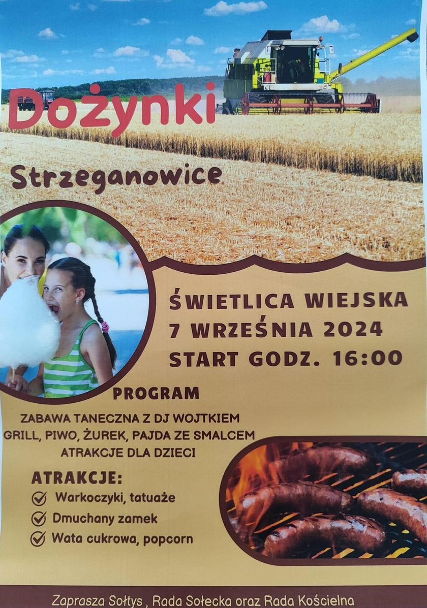 Dożynki w Strzeganowicach. 7 września&nbsp;