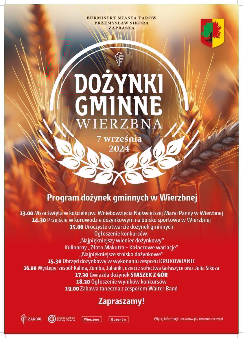 Dożynki w Wierzbnej. 7 września&nbsp;