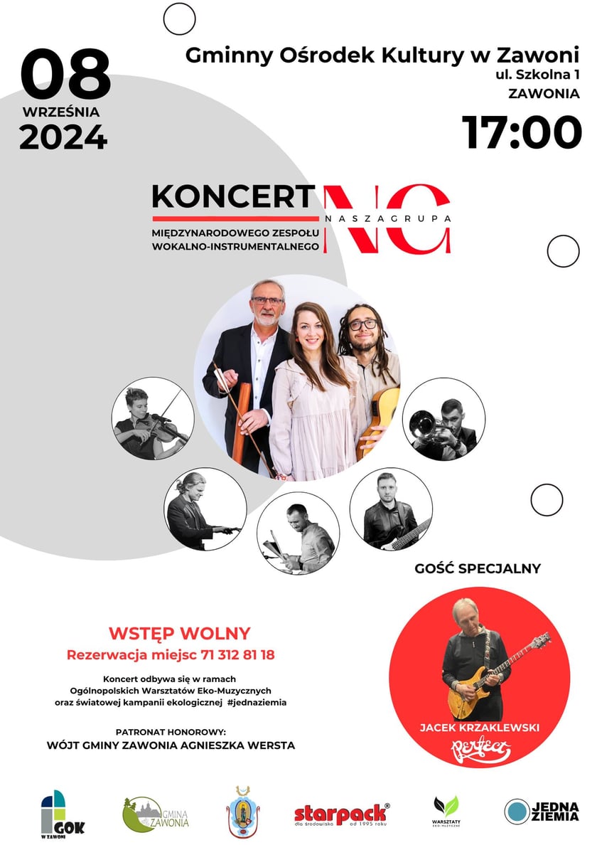 Koncert w Zawoni. 8 września&nbsp;