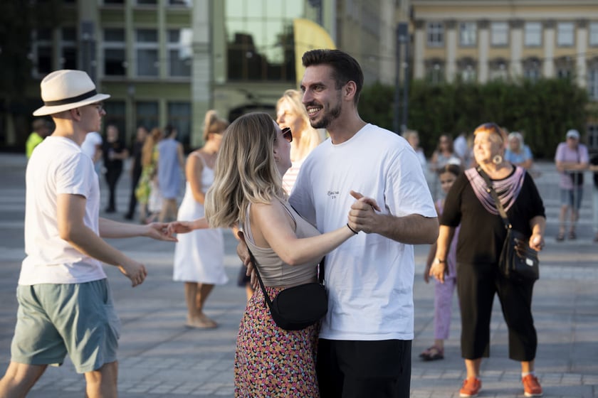 Potańcówka Wrocławska na placu Wolności, 07.09.2024