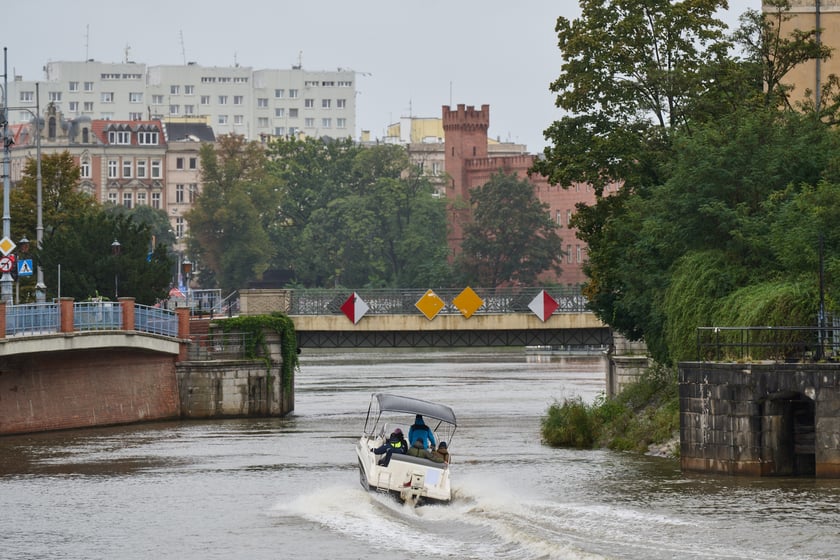 Widok na Odrę we Wrocławiu