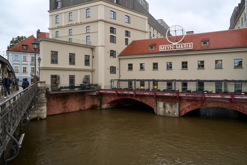 Widok na Odrę we Wrocławiu