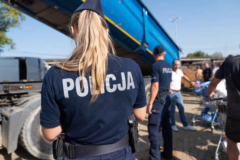 Teren ZDiUM - miejsce, w którym można dostać worki z piaskiem