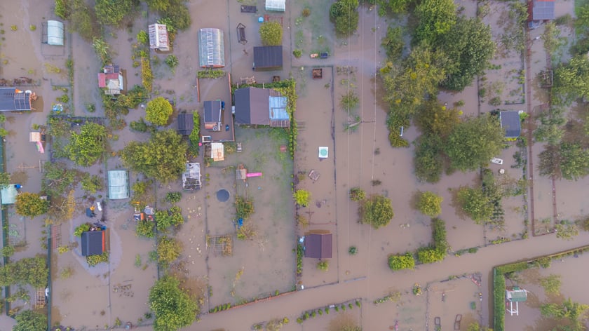 Marszowice z góry, poranek 18 września 2024