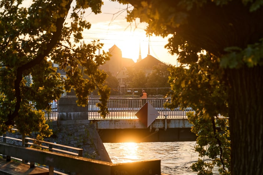Odra we Wrocławiu, czwartek, 19 września rano