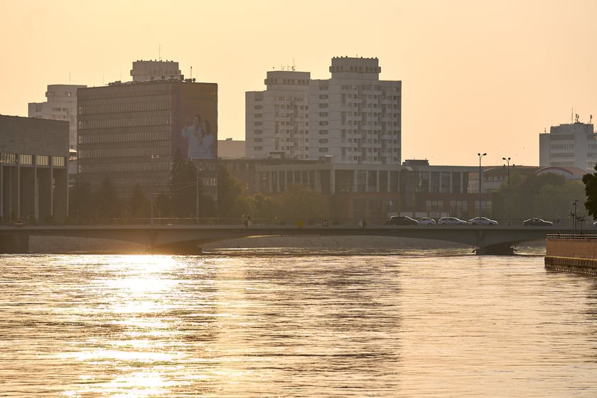 Odra we Wrocławiu, czwartek, 19 września rano