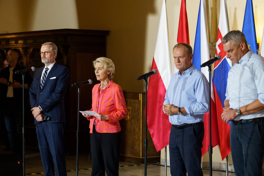 Szczyt powodziowy we Wrocławiu, 19.09.2024 r.