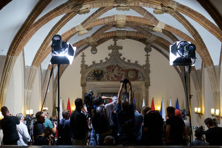 Szczyt powodziowy we Wrocławiu, 19.09.2024 r.