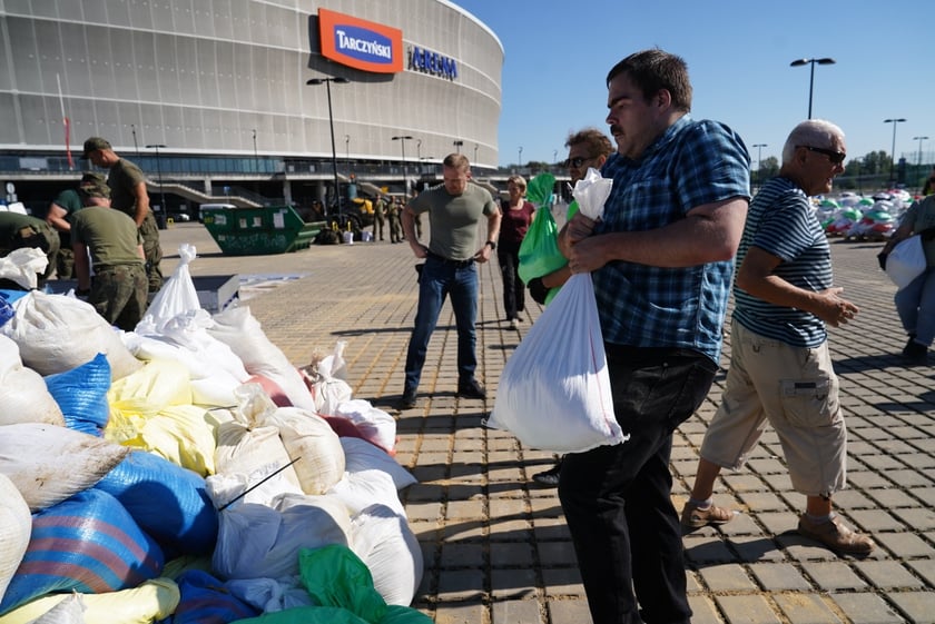Worki z piaskiem przywieś na Tarczyński Arena Wrocław