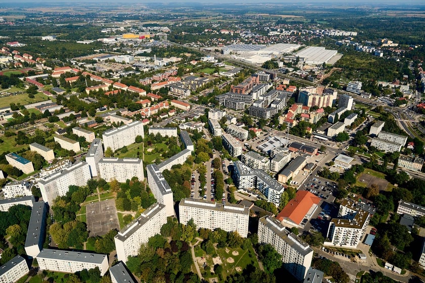 Wrocław z lotu ptaka. Zdjęcia lotnicze z powodzi [21 września]