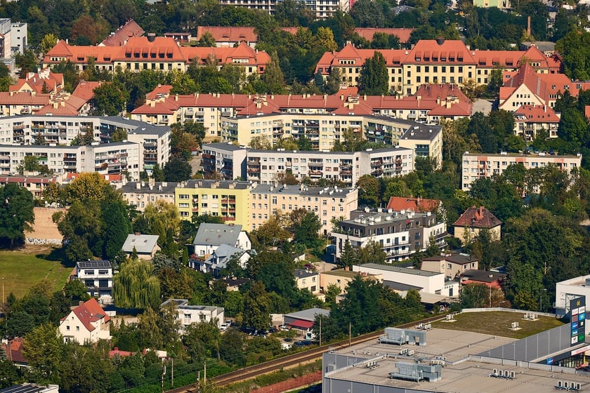 Wrocław z lotu ptaka. Zdjęcia lotnicze z powodzi [21 września]