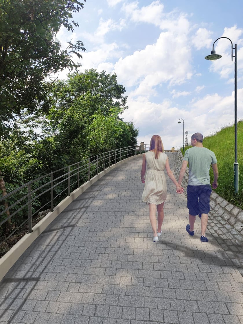 Drugi etap remontu Bastionu Sakwowego na wizualizacji