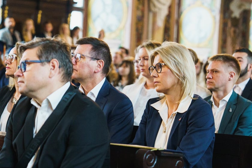 Inauguracja roku akademickiego Międzynarodowej Wyższej Szkoły Logistyki i Transportu w Auli Leopoldina