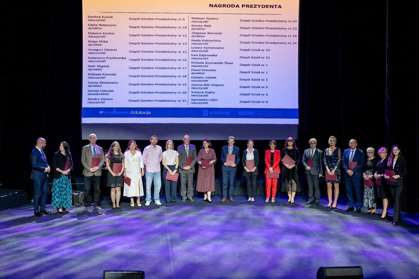Wrocławski Dzień Edukacji Narodowej 2024. Wyróżnienia dla nauczycieli