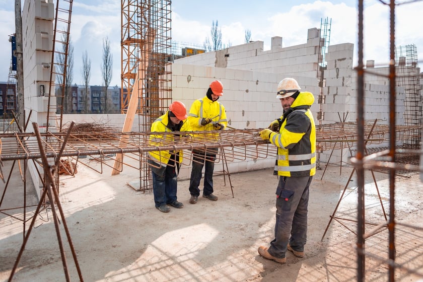 Budowa ZSP na Zwycięskiej (koniec lutego 2025 roku)