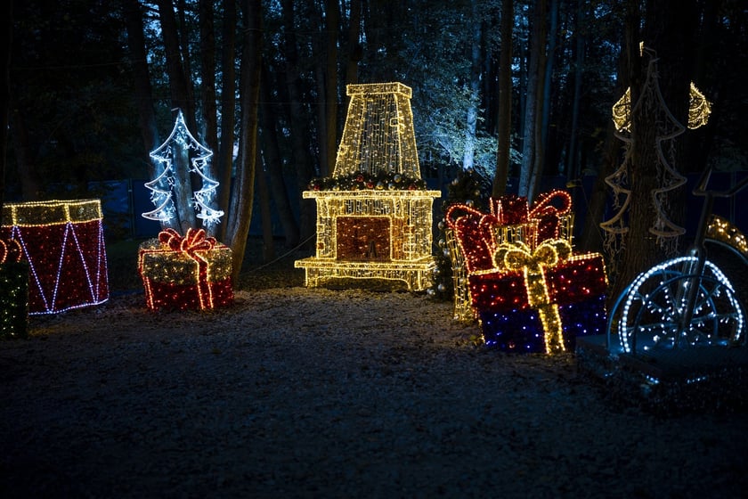 Lumina Park w Zamku Topacz pod Wrocławiem