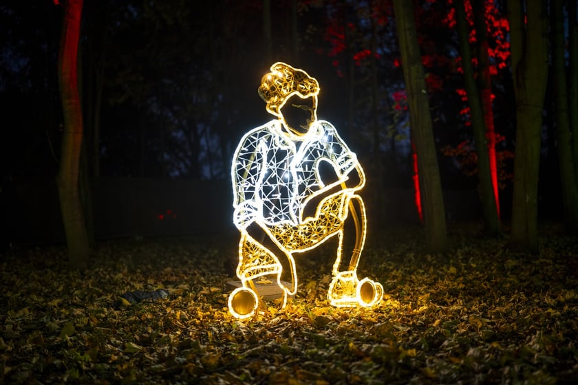 Lumina Park w Zamku Topacz pod Wrocławiem