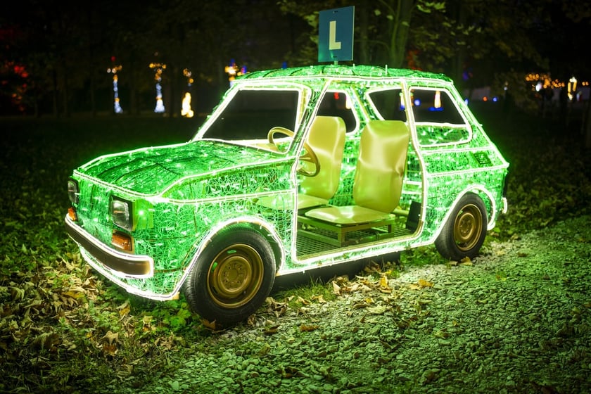 Lumina Park w Zamku Topacz pod Wrocławiem