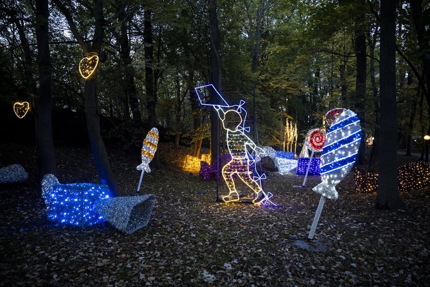Lumina Park w Zamku Topacz pod Wrocławiem