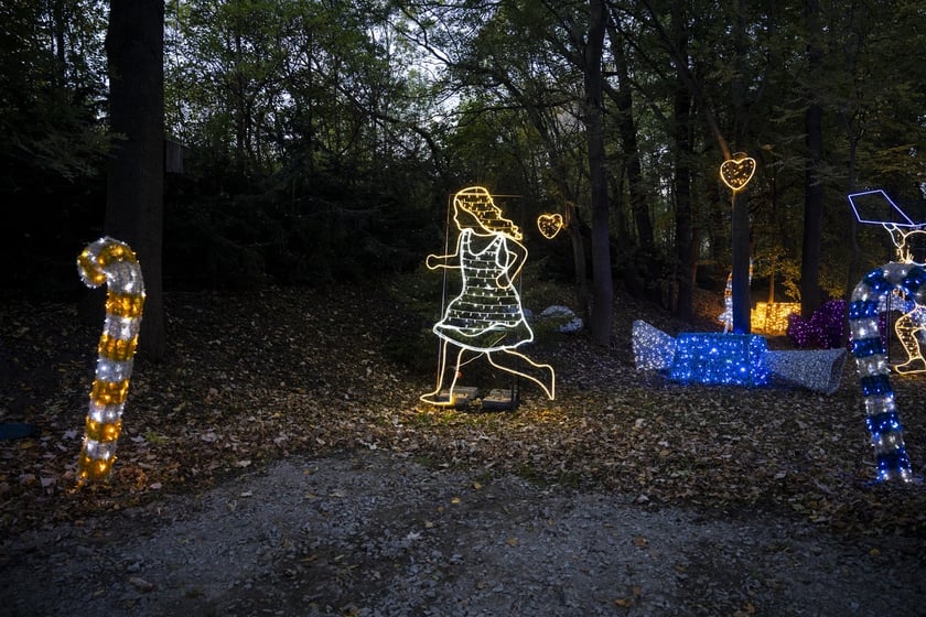 Lumina Park w Zamku Topacz pod Wrocławiem
