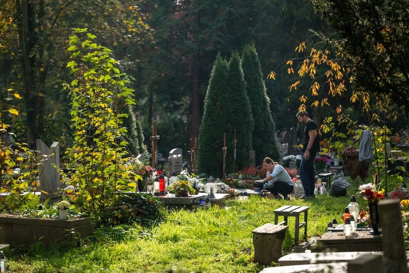 Przygotowania do Wszystkich Świętych na cmentarzu Osobowickim - 27.10.2024