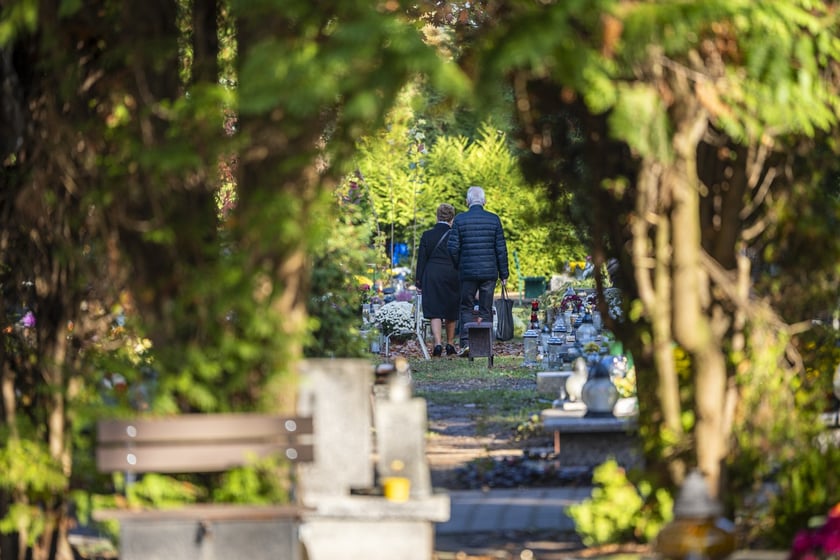 Tłumy na wrocławskich nekropoliach. Zobaczcie zdjęcia, 1 listopada 2024