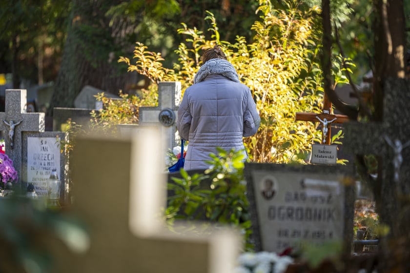 Tłumy na wrocławskich nekropoliach. Zobaczcie zdjęcia, 1 listopada 2024